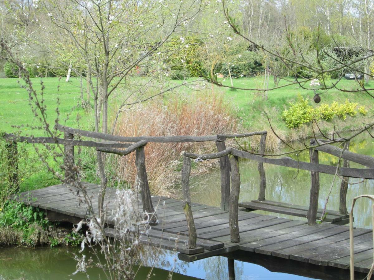 הוילה Florennes Gite Neuf 150 M2 Devant Un Grand Lac Prive De 2 Hectares Poissonneux Au Milieu Des Bois מראה חיצוני תמונה